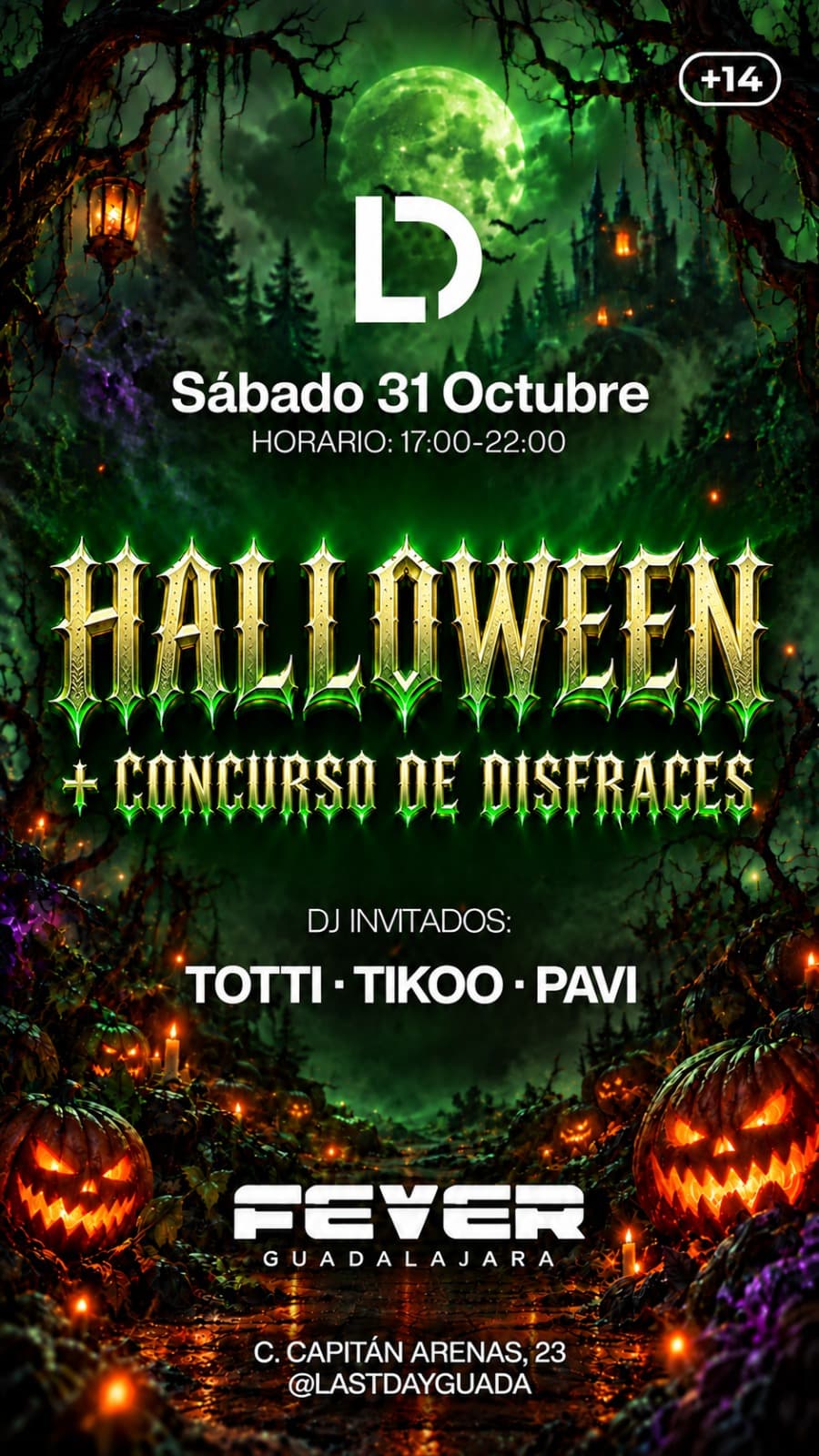 Flyer de Halloween +14 Fever 🎃 en Fever